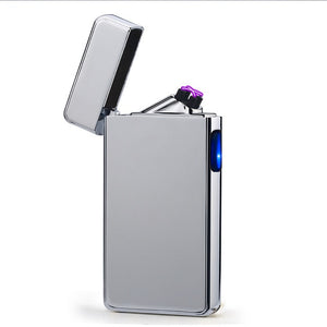 Metal Windproof Usb Rechargeable Lighter